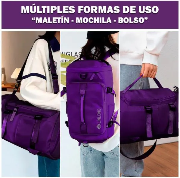Bolso de Viaje Grande Morral Multiusos BO-6 - Bolso grande de viaje morral multif BO-6