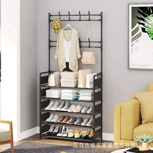 Perchero Organizador Zapatero Estante: ¡El Almacenamiento Perfecto para tu Hogar! - Perchero Organizador Zapatero Estante