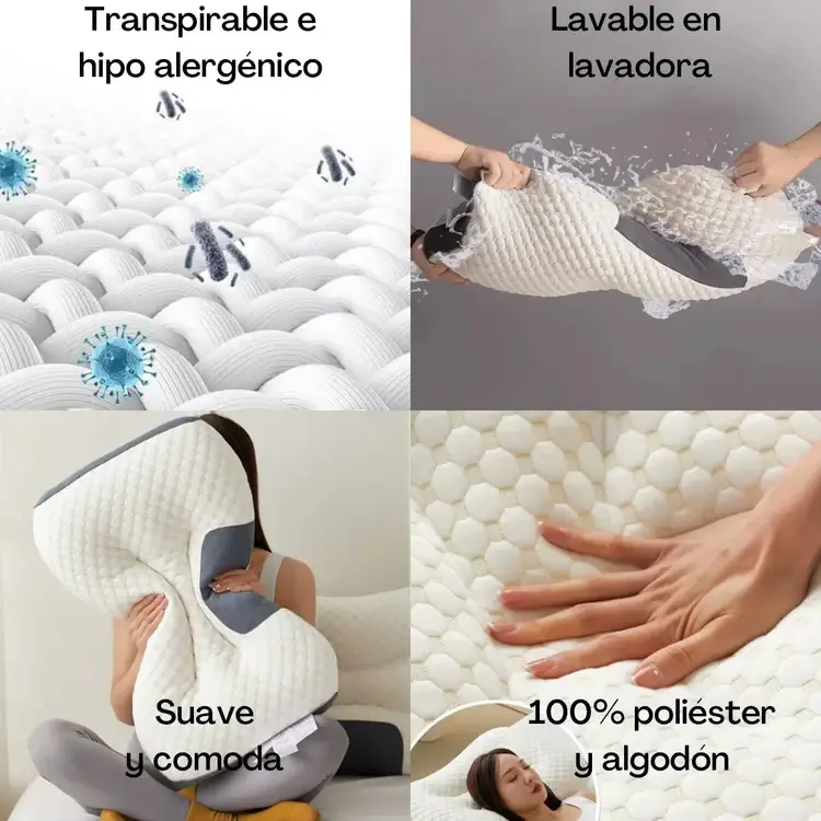 COMBO ALMOHADA MASAJEADOR ELECTRICO: ¡Dile Adiós al Dolor de Cuello! - COMBO ALMOHADA + MASAJEADOR ELECTRICO