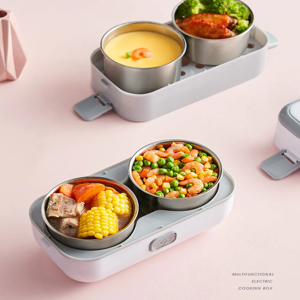 Lonchera Eléctrica: Disfruta de Comidas Caseras Calientes en Cualquier Lugar - Lonchera Fiambrera portacomida eléctrica
