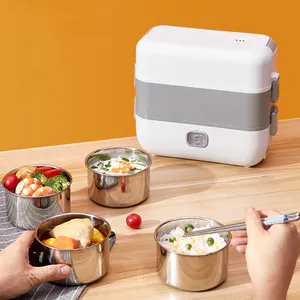 Lonchera Eléctrica: Disfruta de Comidas Caseras Calientes en Cualquier Lugar - Lonchera Fiambrera portacomida eléctrica