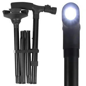 Bastón Ajustable con Linterna Trusty Kane Ba: ¡Seguridad y Confort en Cada Paso! - Bastón Ajustable Linterna Trusty Kane Ba
