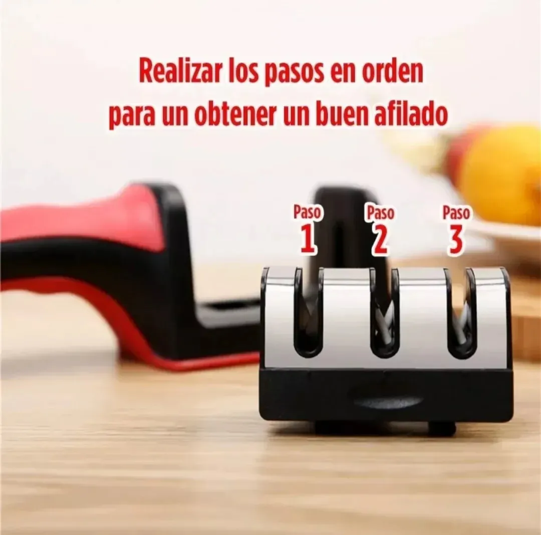 Afilador de Cuchillos Manual: ¡Mejora tus Cortes en la Cocina! - Afilador de cuchillos manual