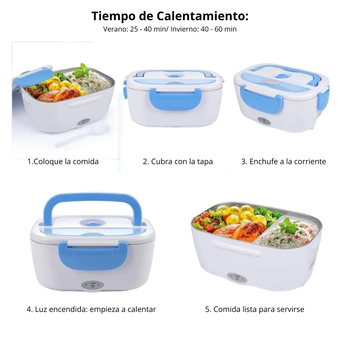 Lonchera Eléctrica Portátil: ¡Calienta tus comidas donde sea! - lonchera electrica