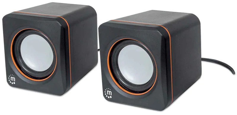 Parlantes Para Computador 101 Z: Sonido Estéreo Compacto para Tu Experiencia Digital