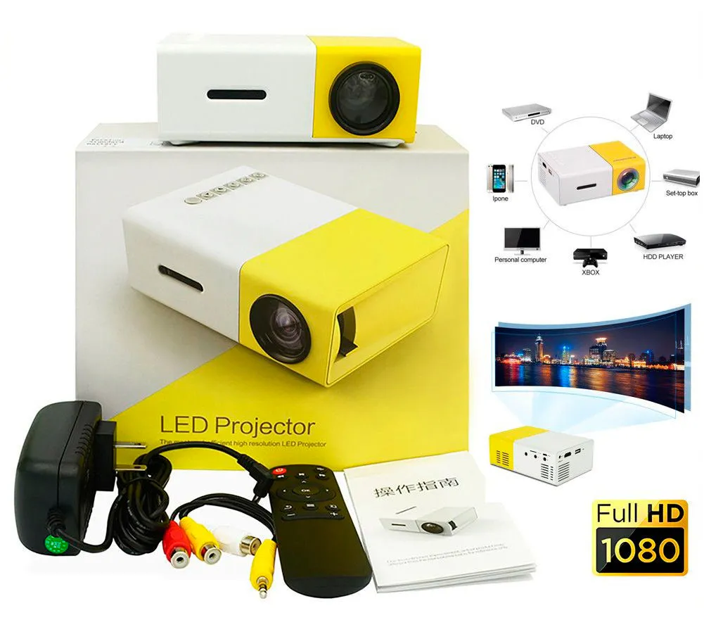 Video Beam Proyector 600 Lúmenes Portátil: ¡Tu Cine en Casa al Alcance de la Mano! - Video beam proyector 600 lúmens portátil