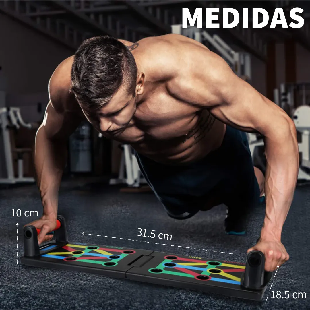 TABLA PUSH CON ELASTICOS: ¡Mejora tus Flexiones y Alcanza tu Meta Fitness! - TABLA PUSH CON ELASTICOS
