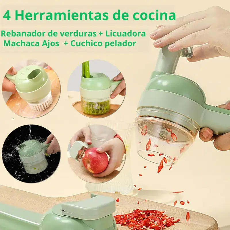Simplifica tu cocina con el Cortador 4 en 1