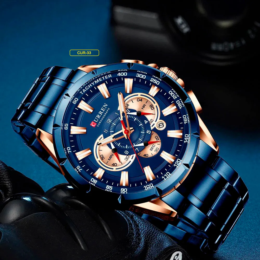 Reloj Curren 8363: Elegancia y Precisión en tu Muñeca - Reloj Curren 8363 Cuarzo Acero inoxidabl