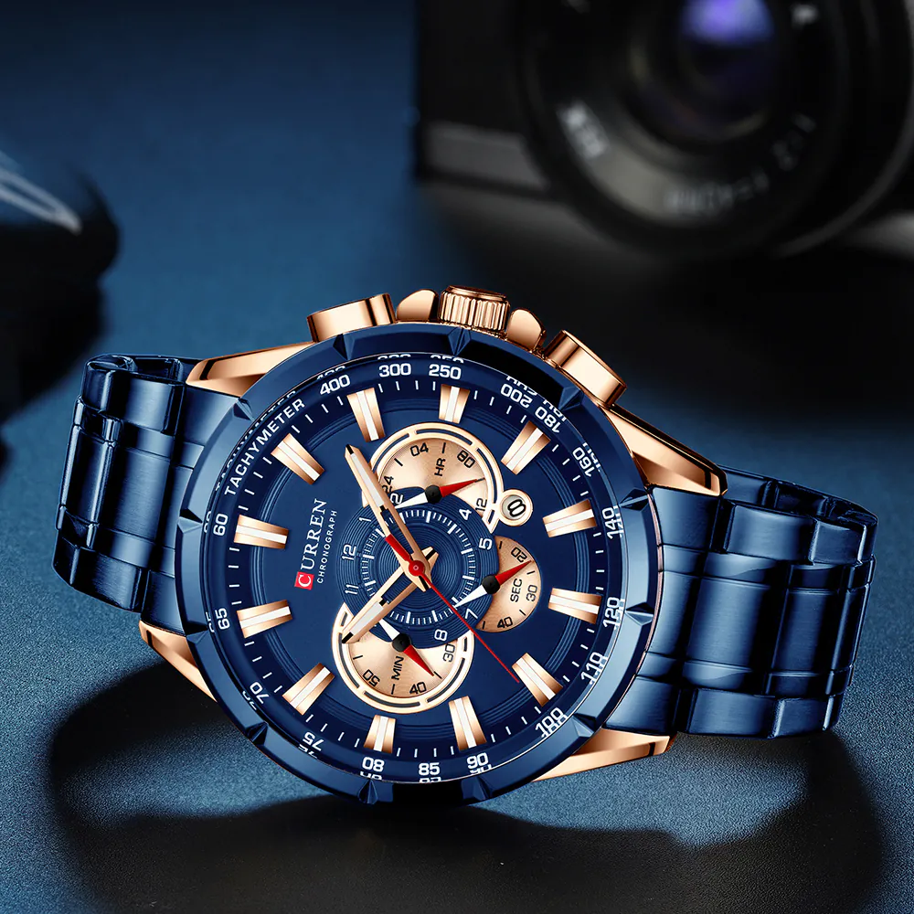 Reloj Curren 8363: Elegancia y Precisión en tu Muñeca - Reloj Curren 8363 Cuarzo Acero inoxidabl