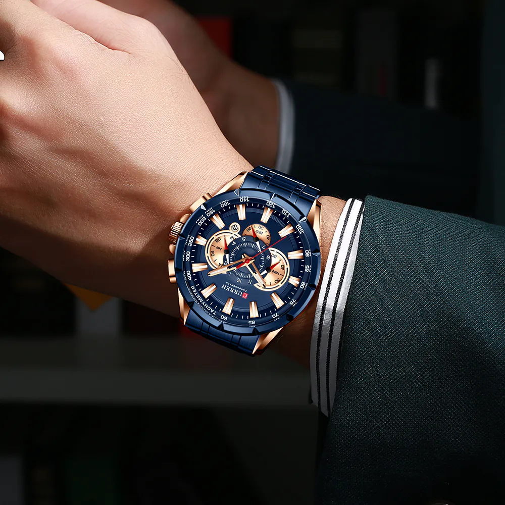Reloj Curren 8363: Elegancia y Precisión en tu Muñeca - Reloj Curren 8363 Cuarzo Acero inoxidabl