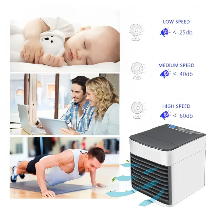 Aire Acondicionado USB Portátil: ¡Refresca Tu Espacio con Estilo!