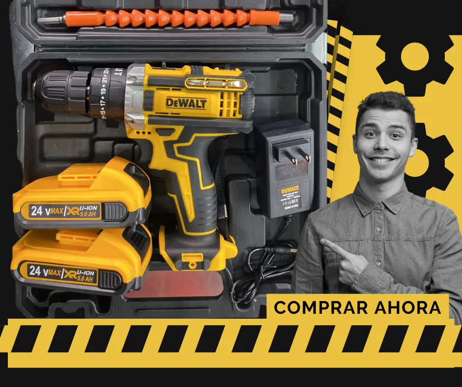 Combo Taladro Inalámbrico DeWalt 24v: ¡Potencia y Versatilidad en Tus Manos! - Taladro 36v Dewalt Percutor +  Raches