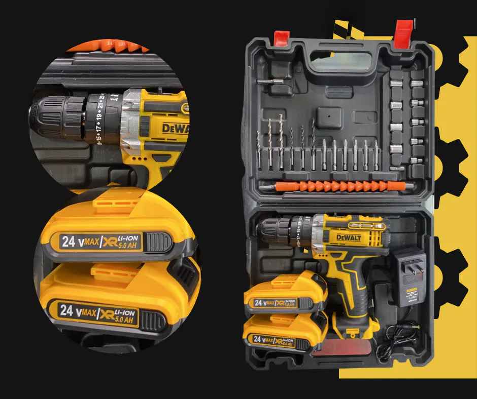 Combo Taladro Inalámbrico DeWalt 24v: ¡Potencia y Versatilidad en Tus Manos! - Taladro 36v Dewalt Percutor +  Raches