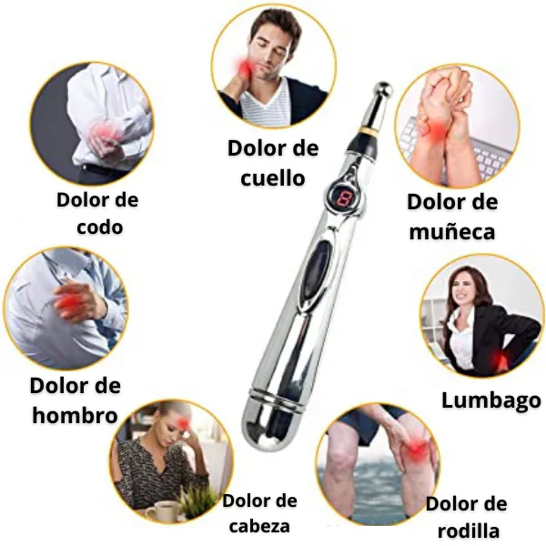 Lápiz Electrónico de Acupuntura 3 En 1: Tu Aliado Para el Bienestar - Lápiz Electrónico De Acupuntura 4 Cabeza