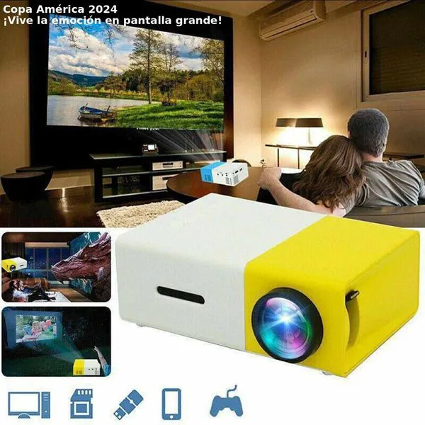 Mini Proyector Led Video Beam: Experimenta el Cine en Casa Donde Quieras - Mini Proyector Led Video Beam
