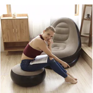 Sillón Inflable Comfort, Puff Comodo: ¡Relájate en Estilo! - Sillón Inflable Comfort, Puff Comodo