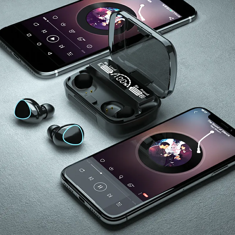 Audífonos Inalámbricos Bluetooth M10 TWS: ¡Experimenta la música como nunca antes! - Audífonos Inalámbricos Bluetooth M10 Tws