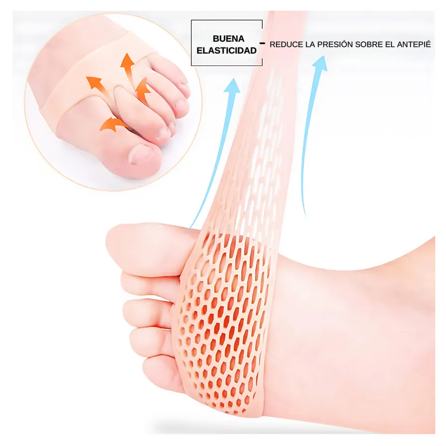 Almohadilla Plantilla Silicona Antepie BioFlex Confort™: ¡Adiós al Dolor de Pies y Piernas! - Almohadilla Plantilla Silicona Antepie