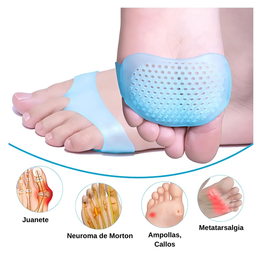 Almohadilla Plantilla Silicona Antepie BioFlex Confort™: ¡Adiós al Dolor de Pies y Piernas! - Almohadilla Plantilla Silicona Antepie