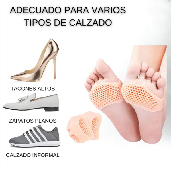 Almohadilla Plantilla Silicona Antepie BioFlex Confort™: ¡Adiós al Dolor de Pies y Piernas!