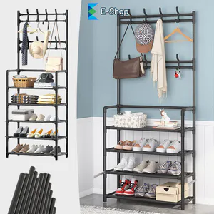 Zapatero Perchero de 4 Niveles: ¡Organiza tu hogar con estilo! - Zapatero Perchero  4 Niveles