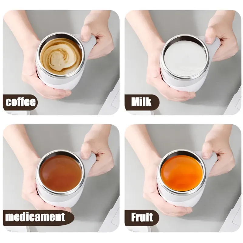 Taza Mezcladora de Bebidas: ¡Tu Bebida Perfecta en un Clic! - Taza  Mug Mezcladora de Bebidas