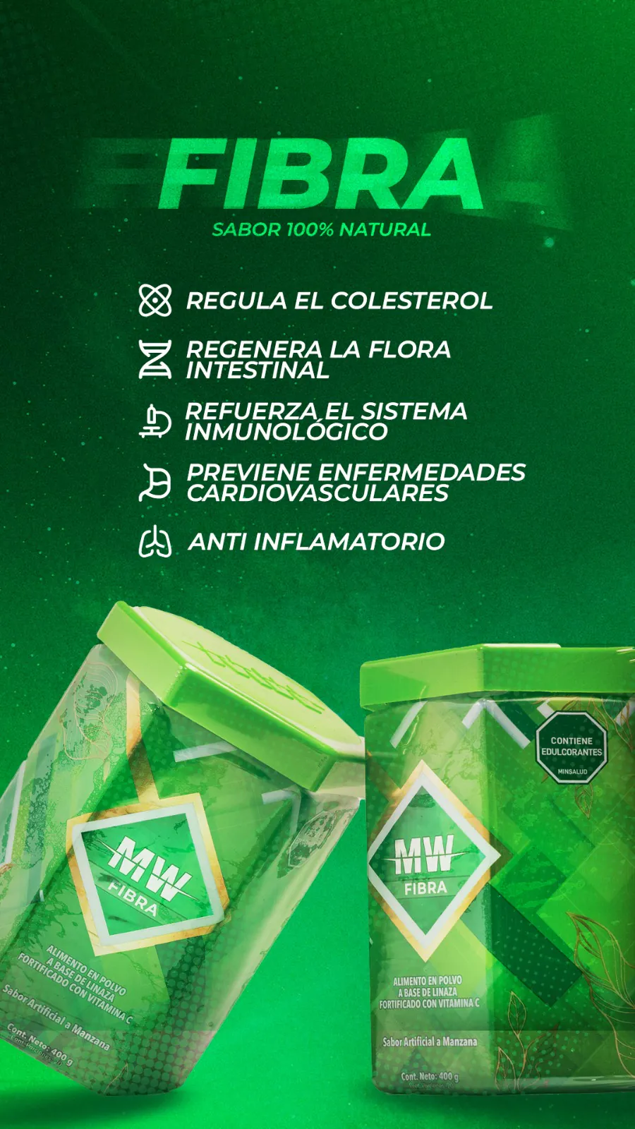 SACHET FIBRA MW: Tu camino hacia una mejor digestión y bienestar - SACHET FIBRA MW