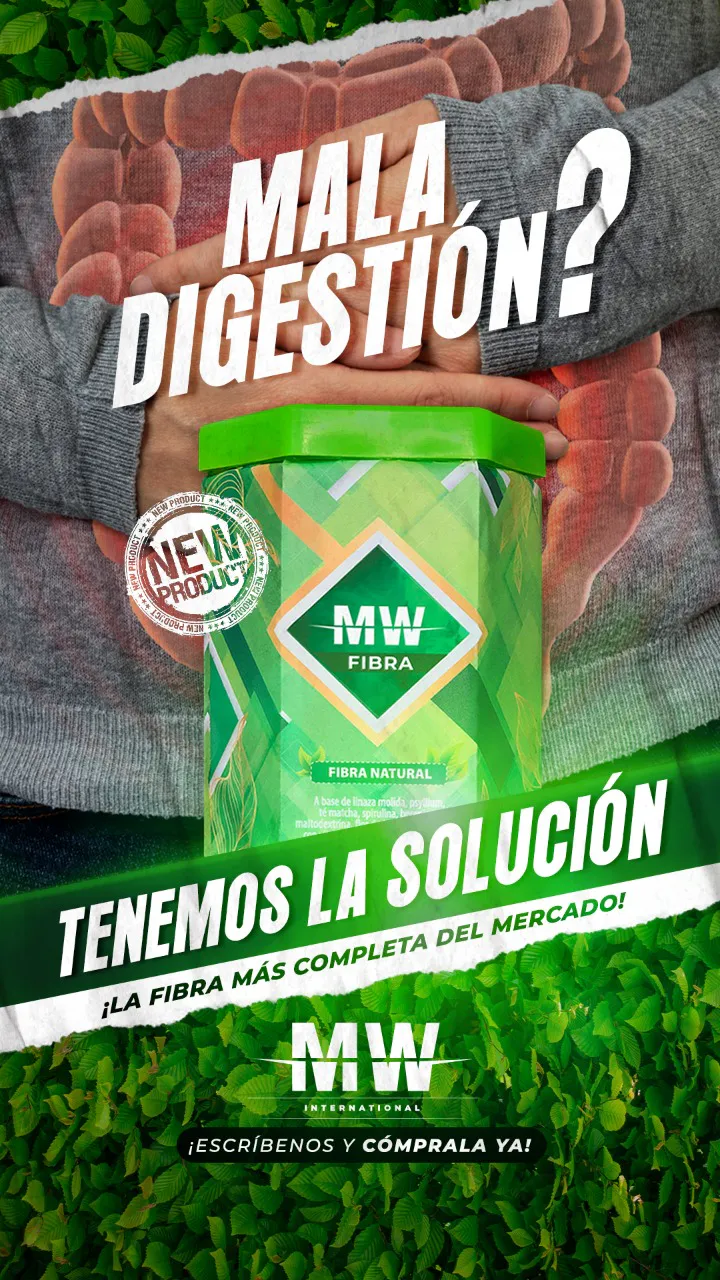 SACHET FIBRA MW: Tu camino hacia una mejor digestión y bienestar - SACHET FIBRA MW