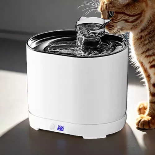 FUENTE DE AGUA PARA GATOS CON SENSOR: ¡Mantén a tu felino hidratado y feliz! - FUENTE  DE AGUA   PARA GATOS CON SENSOR