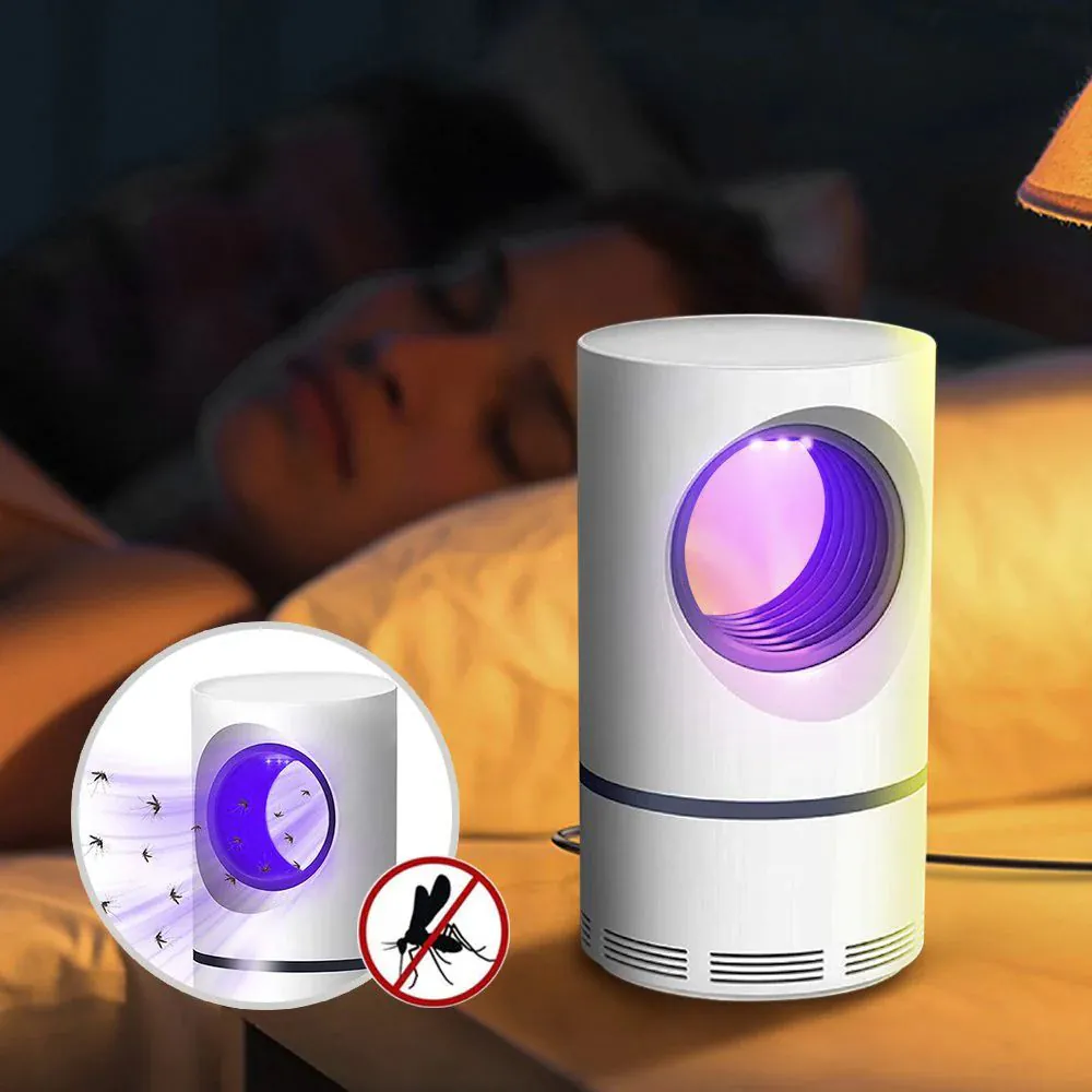 Lampara Mata Zancudos Blanca: Duerme Tranquilo Sin Mosquitos - Lampara Mata Zancudos Blanca