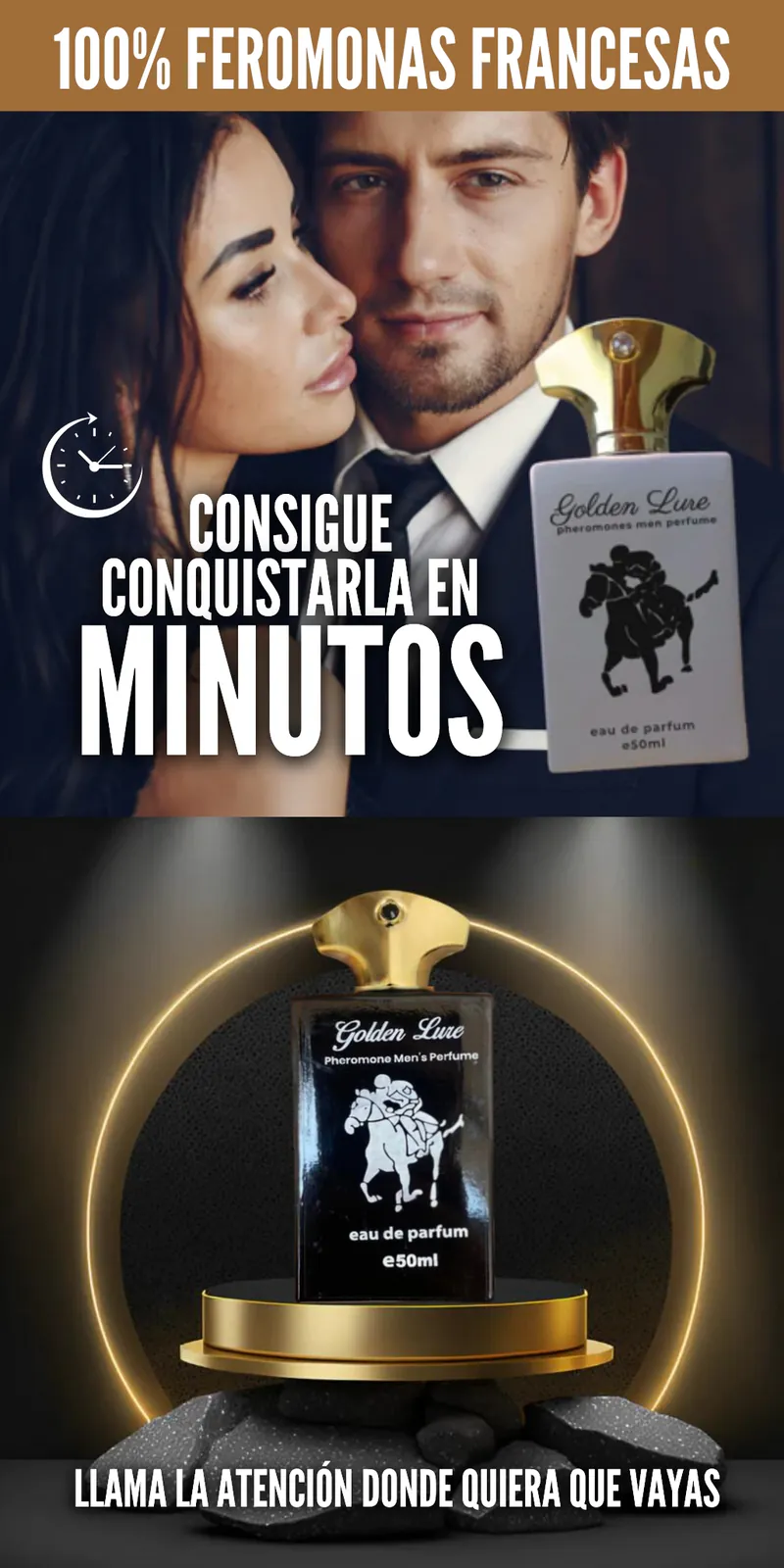 Golden Lure: El Perfume para Hombres que Quieren Conquistar