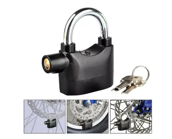 Candado con Alarma Multiusos: Seguridad Incomparable para Tus Bienes - Candado con alarma multiusos