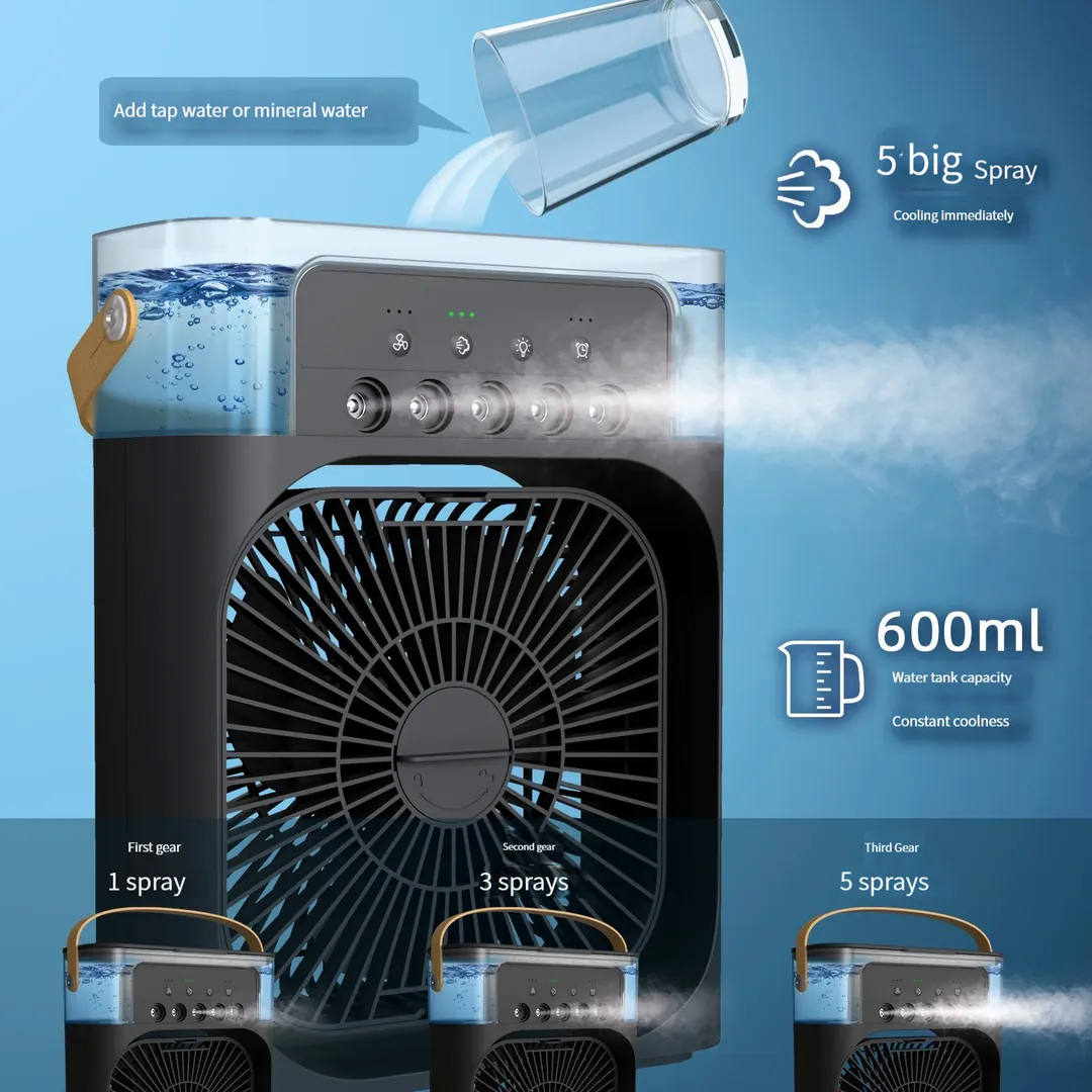 VENTILADOR HUMIDIFICADOR CON AGUA VP-002