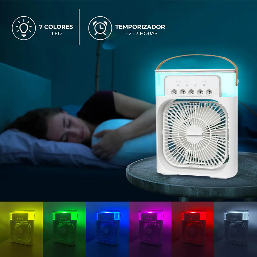 VENTILADOR HUMIDIFICADOR CON AGUA VP-002