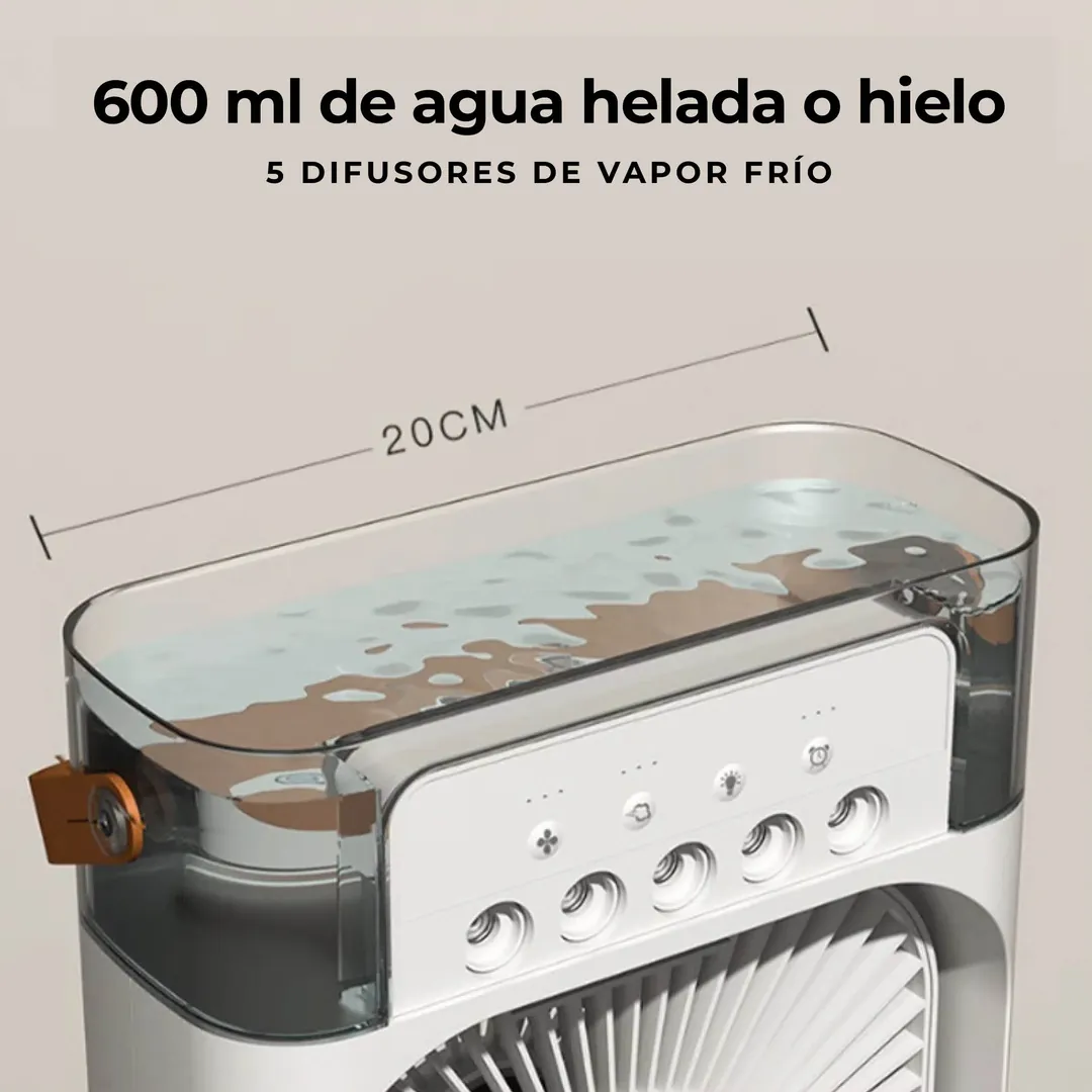 VENTILADOR HUMIDIFICADOR CON AGUA VP-002