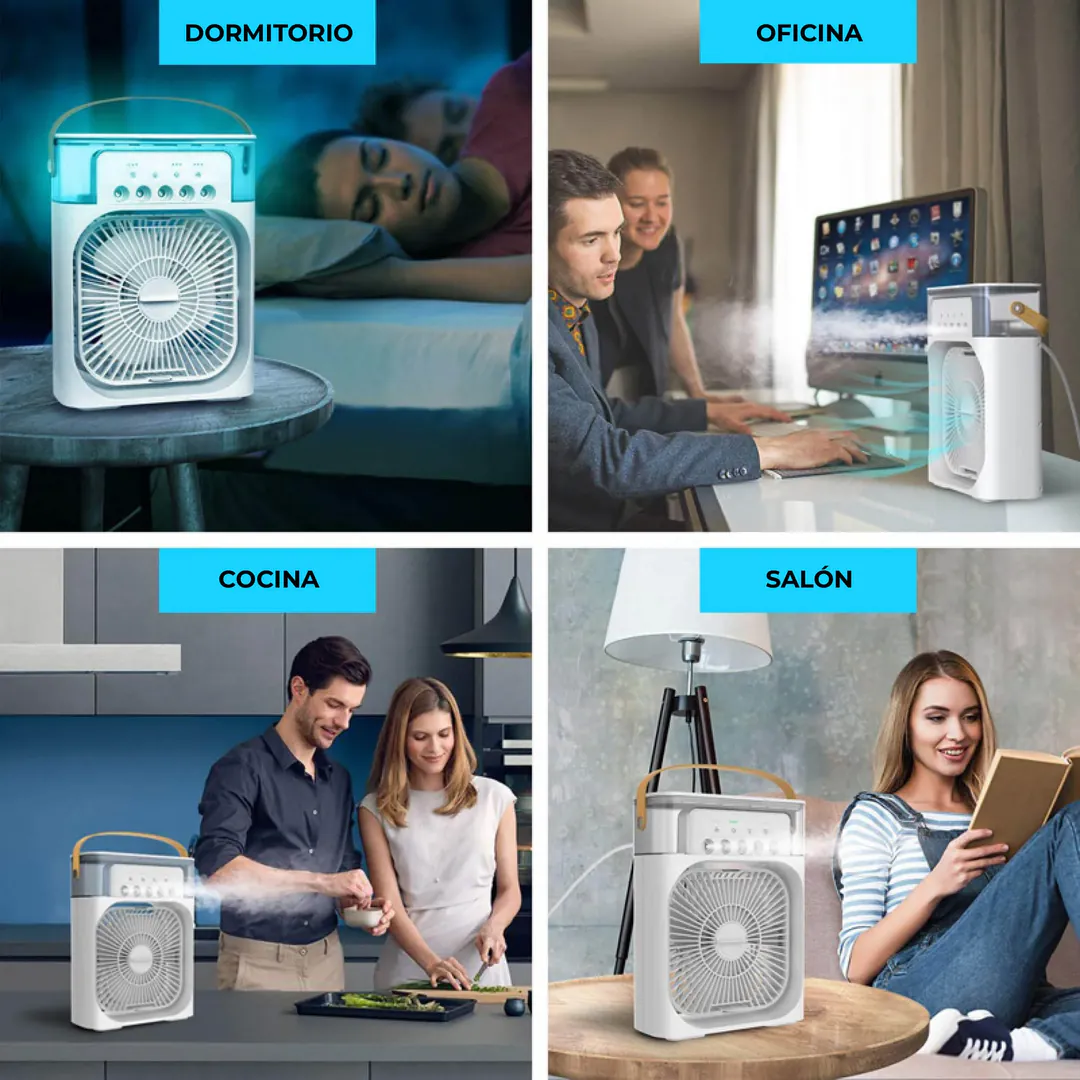 VENTILADOR HUMIDIFICADOR CON AGUA VP-002