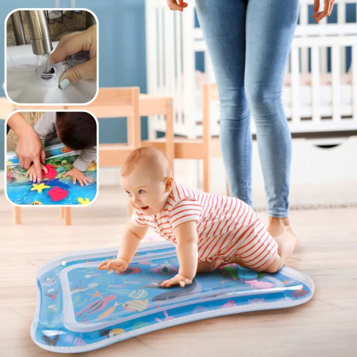 Colchoneta Tapete De Agua Inflable Bebés: ¡Diversión y Desarrollo para Tu Bebé! - Colchoneta Tapete De Agua Inflable Bebés