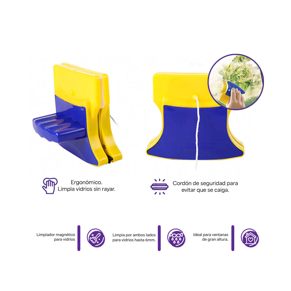 LIMPIA VIDRIOS MAGNETICO: La Solución Definitiva para Ventanas Impecables - LIMPIA VIDRIOS MAGNETICO