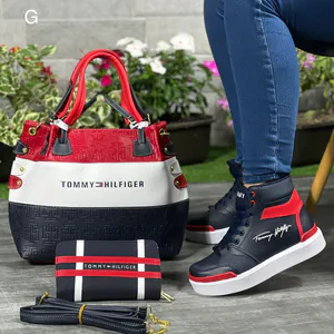 Eleva tu estilo con el Trio Tommy Hilfiger - bolso+calzado+billetera Tommy Hilfiger
