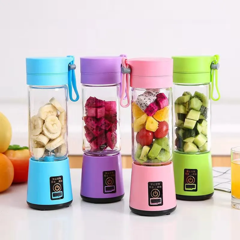 Termo Licuadora Portátil: ¡Tu Compañera Ideal para una Vida Saludable! - Termo Licuadora Portátil 6 Cuchillas rec