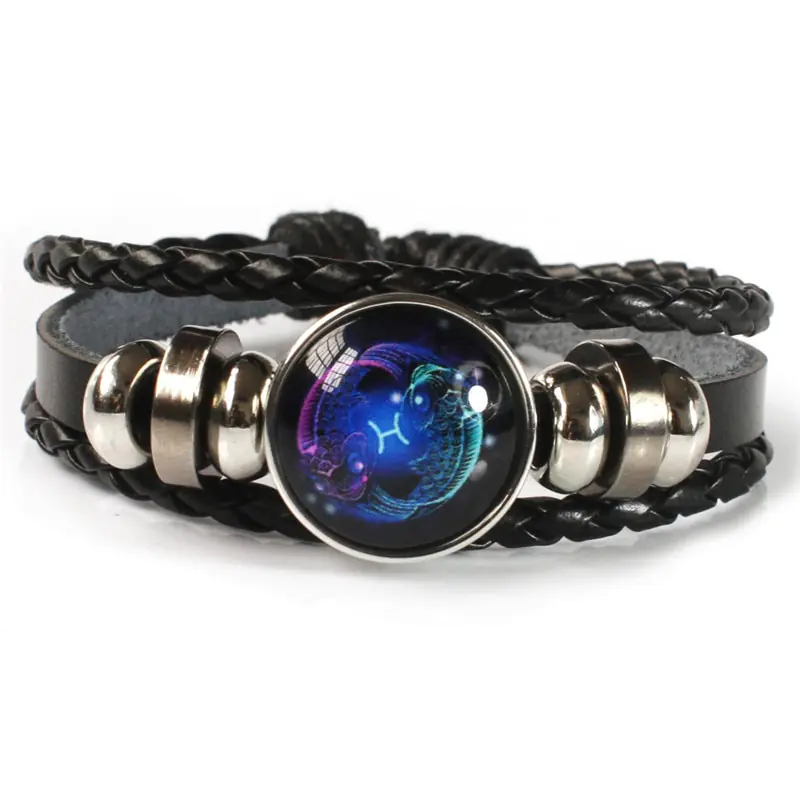 Pulsera de Constelaciones Zodiacales Luminosa: Un Toque Celestial a Tu Estilo - Pulcera de nudos con detalle crustaceo