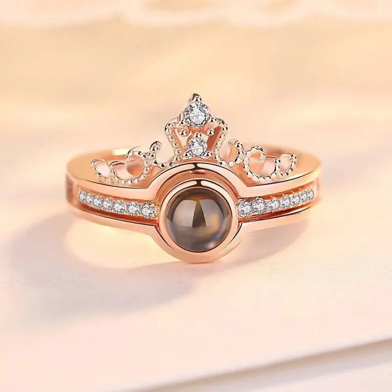 COMBO Te Amo 100Idiomas COLLAR+ANILLO DP