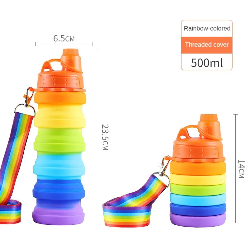 BOTELLA DE AGUA PLEGABLE EN SILICONA: ¡La solución perfecta para la hidratación en movimiento! - BOTELLA DE AGUA PLEGABLE EN SILICONA