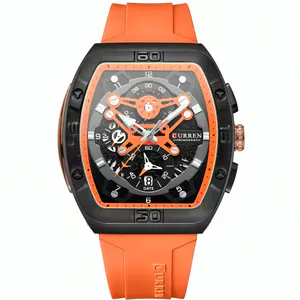 Reloj Curren 8443: Estilo y Funcionalidad en tu Muñeca - Reloj Curren 8443 Silicona